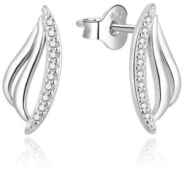 Beneto Charming sidabrinis earrings with zircons AGUP2304L