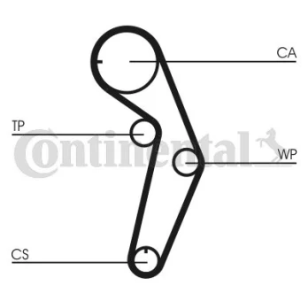 CONTI CT 1048 K1 Timing kit (belt+ sprocket)
