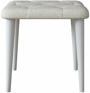Taburetė Kalune Design BM101 3813, balta sp., 35 cm x 45 cm x 45 cm