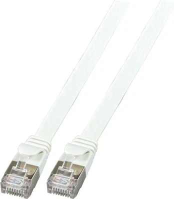 EFB Patchcord plokščias, U/FTP, Cat.6A, PVC, 1m (K5545GR.1)