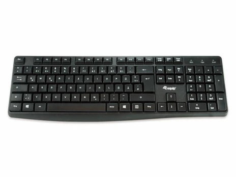 Equip Kabelgebundene Klaviatūra su USB jungtimi juodas, spanisch