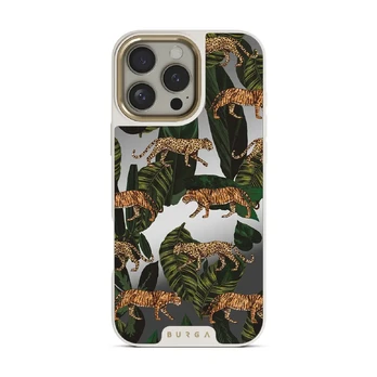 Morning Commute - Designer iPhone 16 Pro Case, Elite Mirror Light (MagSafe) / Gold
