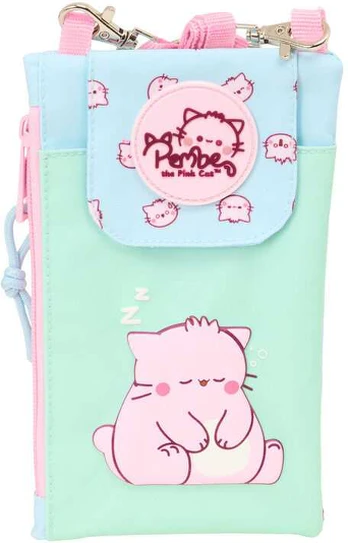 Safta Pembe The Rožinė Cat purse mobile bag