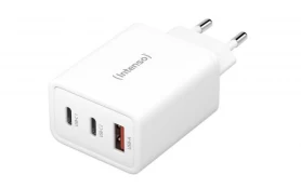 Adapteris Intenso W65ACC, USB 3.0/2 x USB Type C, 65 W kaina