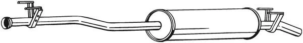 Vidurinis duslintuvas BOSAL 287-355