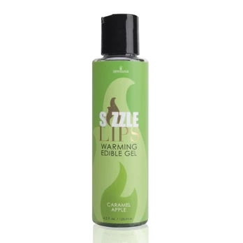 Sensuva Sizzle Lips Edible Warming Gel Caramel Apple 125ml