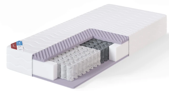 Čiužinys Sleepwell Blue Pocket Plus, 200 cm x 80 cm, kietas