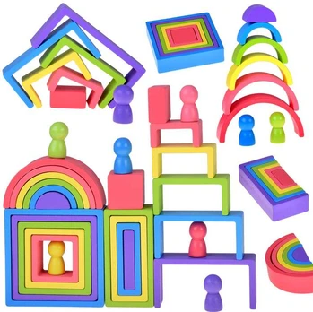 Medinė Montessori dėlionė