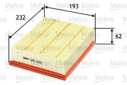 Oro filtras VALEO 585022 kaina