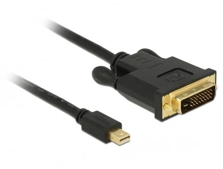 DELOCK Kabelis mini DP 1.1 -> DVI (24+1) St/St 3.0m juodas