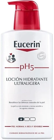 Kūno losjonas Eucerin pH5 Light Lotion, 400 ml