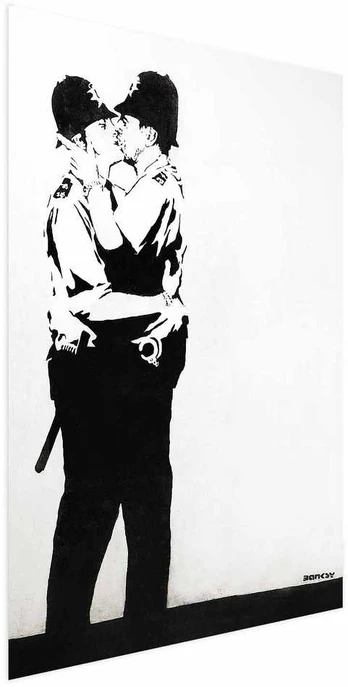 Artgeist Plakatas - The Policemen's Kiss