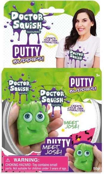 Doctor Squish José (Žalias) - Putty Buddies 50g