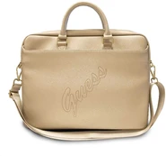 PU Saffiano Vintage Scrip Computer Bag 15/16" Light Gold kaina