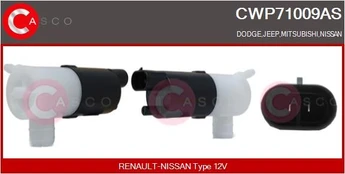 Vandens siurblys, priekinio stiklo plovimas CASCO CWP71009AS