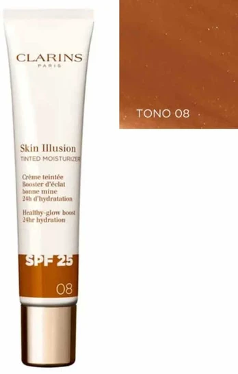 Clarins Skin Illusion Tinted Moisturizer Spf25 08, 40 ml