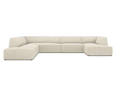 Panoramic Left Corner Sofa, "Siena", 7 Seats, 366x273x69 Made in Europe