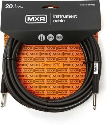 MXR Standard -instrumenttikaapeli 6 m, musta