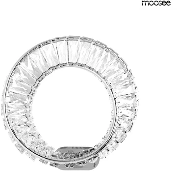 9W LED sieninis šviestuvas WAVE, chromo sp., 3000K