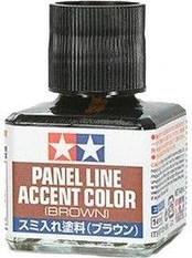 Tamiya - Panel line akcentinė spalva Ruda, 40ml, 87132