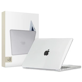 Dėklas Tech-Protect SmartShell skirtas MacBook Pro 14" M1 / M2 / M3 (2021–2023), skaidrus