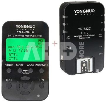 TTL radijo siųstuvas/imtuvas Yongnuo YN-622C KIT