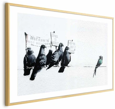Artgeist Plakatas - Xenophobic Pigeons