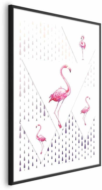 Artgeist Plakatas - Flamingo Family
