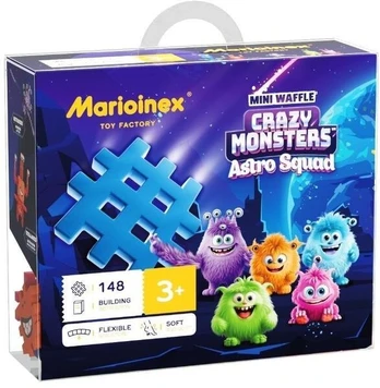Mini vaflinės "Crazy Monsters Astro Squad" 148el - Marioinex