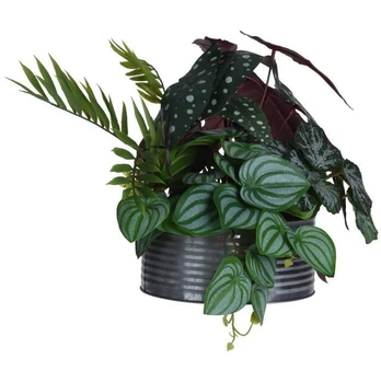 Artificial flower in a pot Begonia maculata, 28 cm