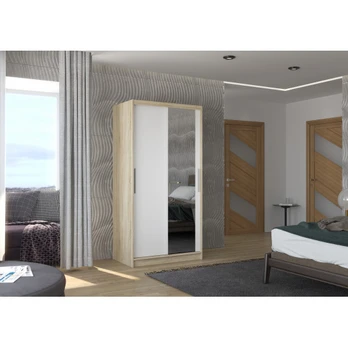 Sliding wardrobe with mirror BAROS 100