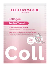 Dermacol Collagen Lifting Peel-off Mask 2 x 7.5 ml 7.5ml Moterims kaina