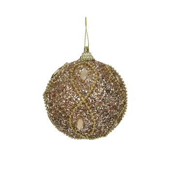 Eglutės žaisliukas Decoris Beads, aukso