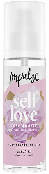 Impulse SELF LOVE ROSE QUARTZ scented body mist 150 ml
