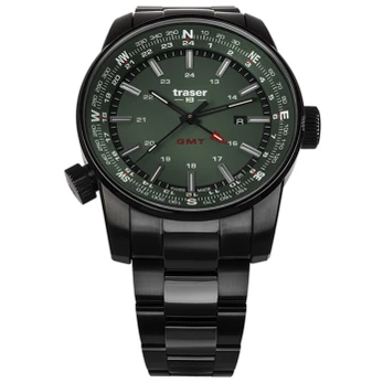 Traser P68 Pathfinder GMT PSS Green Rankinis laikrodis