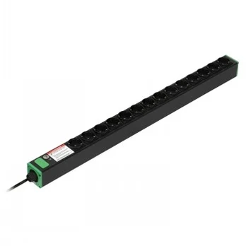 APC EASY RACK PDU, BASIC, VERTICAL, 1 PHASE, 3.7KW, 230V, 16A, 14 X SCHUKO OUTLETS, SCHUKO 16A