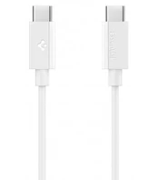 Baltas laidas USB-C - USB-C 60W / 200cm "Spigen EB6020CC Essential"