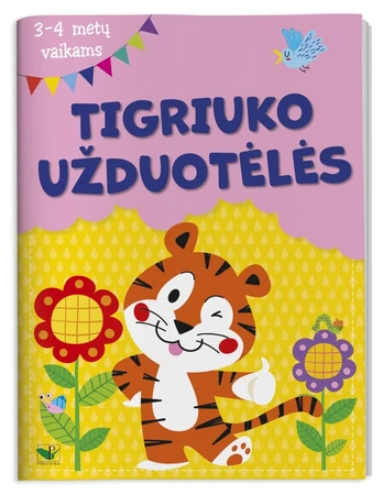 Tigriuko užduotėlės, 3–4 metų vaikams
