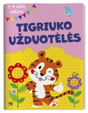 Tigriuko užduotėlės, 3–4 metų vaikams kaina