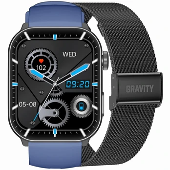Išmanusis laikrodis UNISEX GRAVITY GT15-1 - BLUETOOTH CONNECTIONS, ADDITIONAL PASSAGE (sg029a)