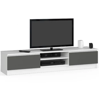 TV staliukas K160, balta/pilka