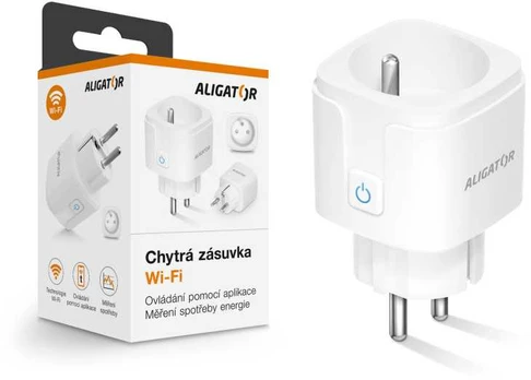 ALIGATOR Wi-Fi smart socket with power metering