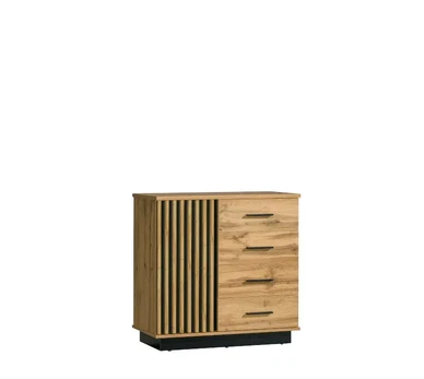 Komoda LAMELO LA5, juoda