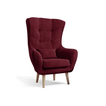 Fotelis Arti, violetine, audinys Mat Velvet 68