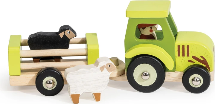 Mentari - Tractor with Trailer and Sheep (MT7974)