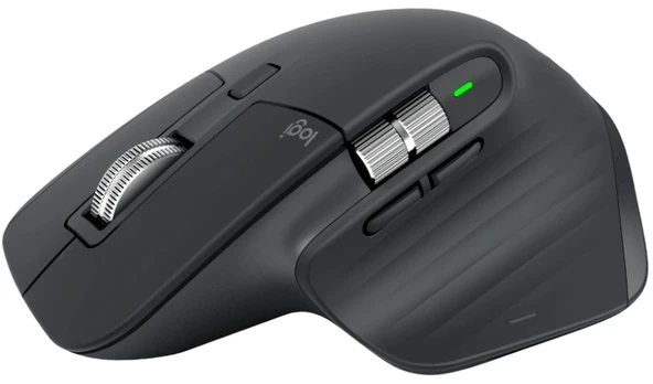 Logitech MX Master 3S for Business Belaidė pelė RF Wireless + Bluetooth, Laser, 8000 DPI, Graphite