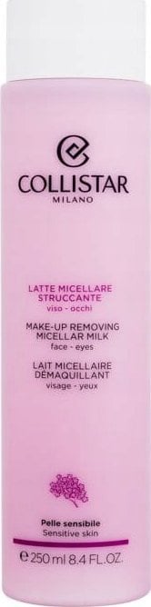 Valomasis veido pienelis Collistar Make-Up Removing Micellar Milk, 250.0 ml