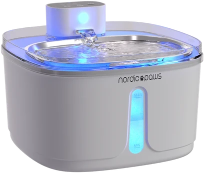 Nordic Paws - Drinking Fountain Fjord - 3,8l wireless - Sensor - White