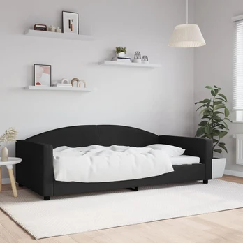 Lova Sofa, juodos spalvos, 100x200cm, audinys