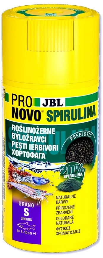 JBL Aqua JBL spirulinos granulės akvariumo žuvims, 100 ml